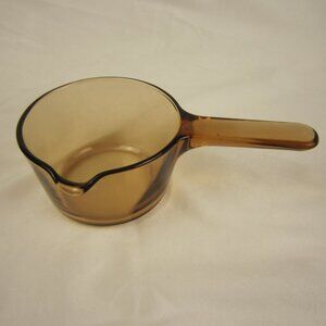 Vision Corning Ware France 0.7 L Amber Glass Sauce Pan (NO LID)